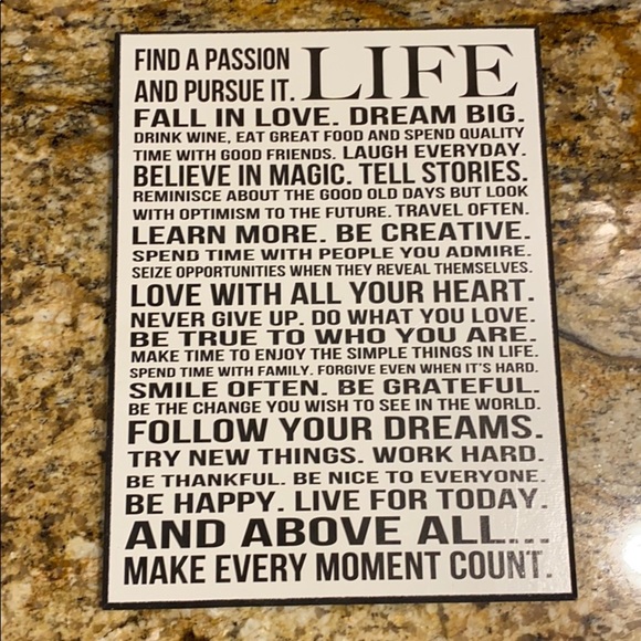 Other - Inspirational Sign - Life